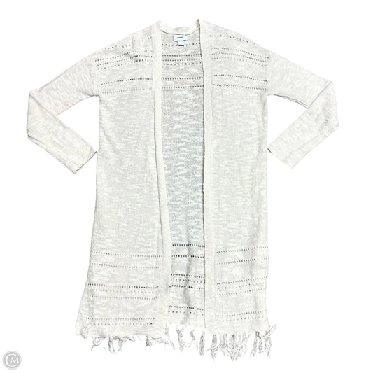 Sweater Cardigan By Old Navy In White, Size: S