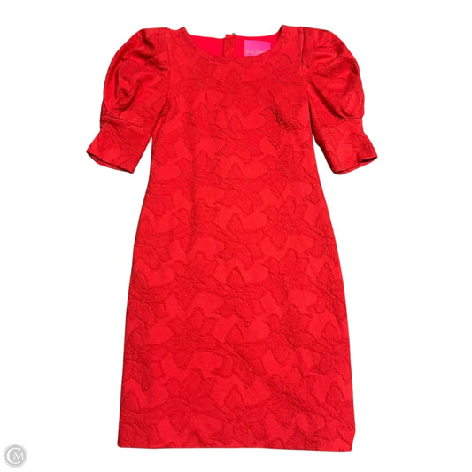 Dress Designer By Lilly Pulitzer In Red, Size: Xxs