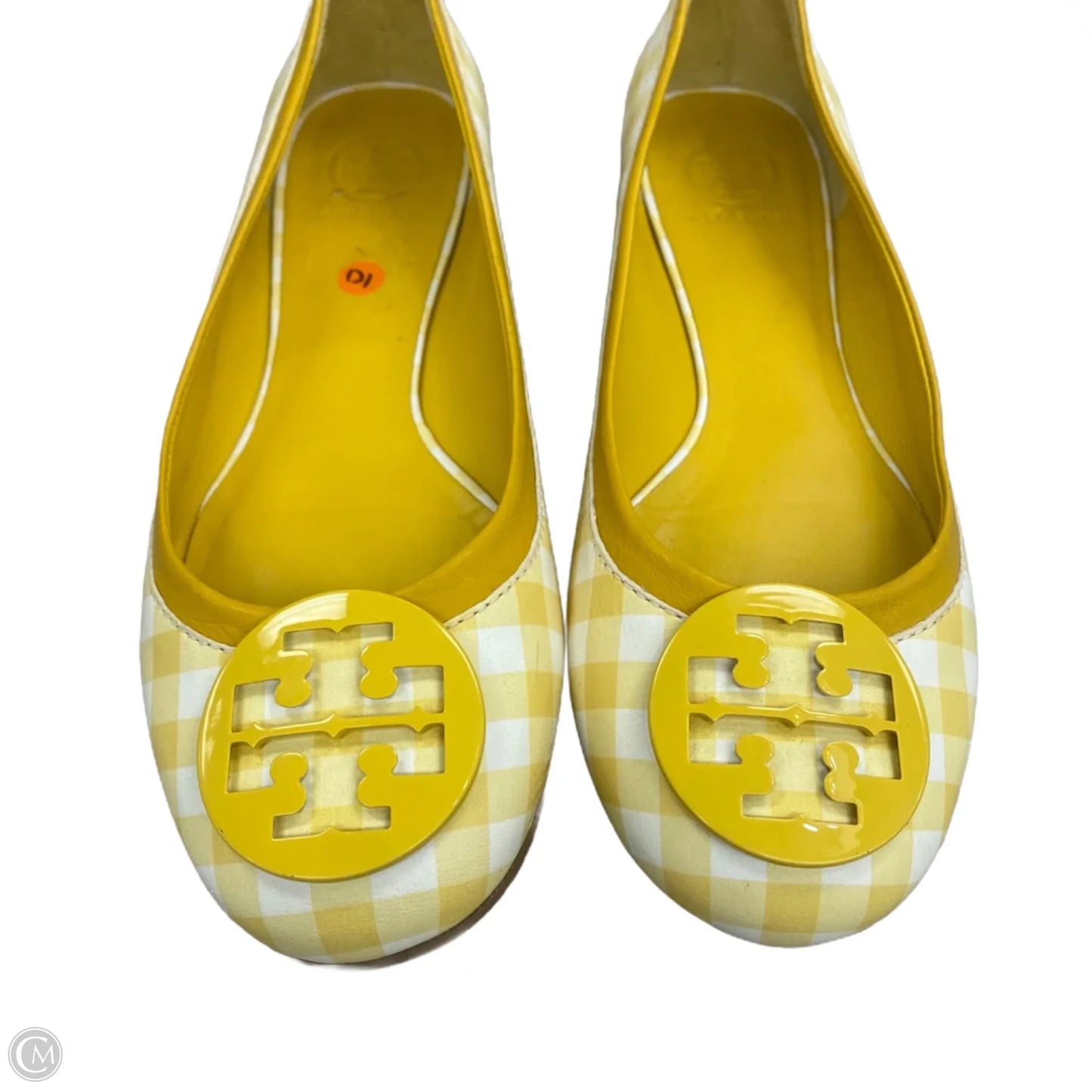 Shoes Designer By Tory Burch In Yellow, Size: 10