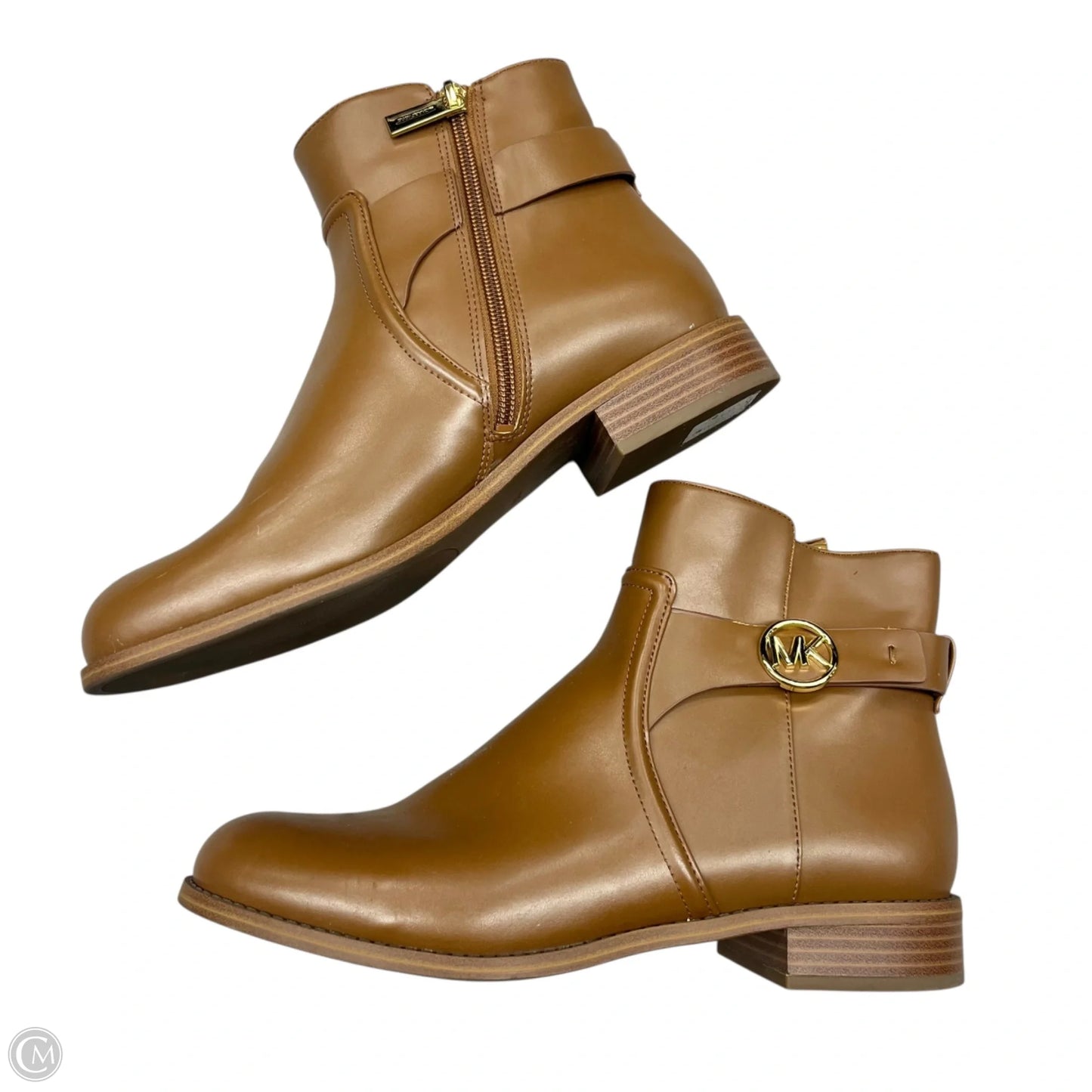 Boots Ankle Heels By Michael By Michael Kors In Brown, Size: 8.5