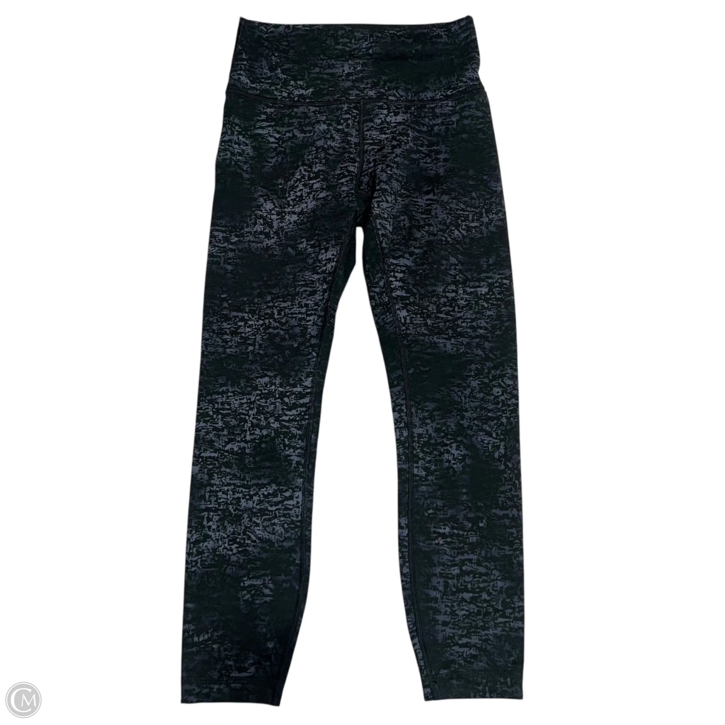Athletic Leggings By Lululemon In Black & Grey, Size: 6