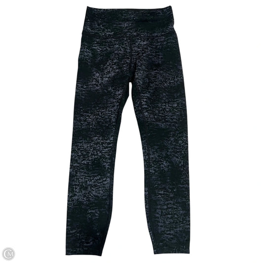 Athletic Leggings By Lululemon In Black & Grey, Size: 6