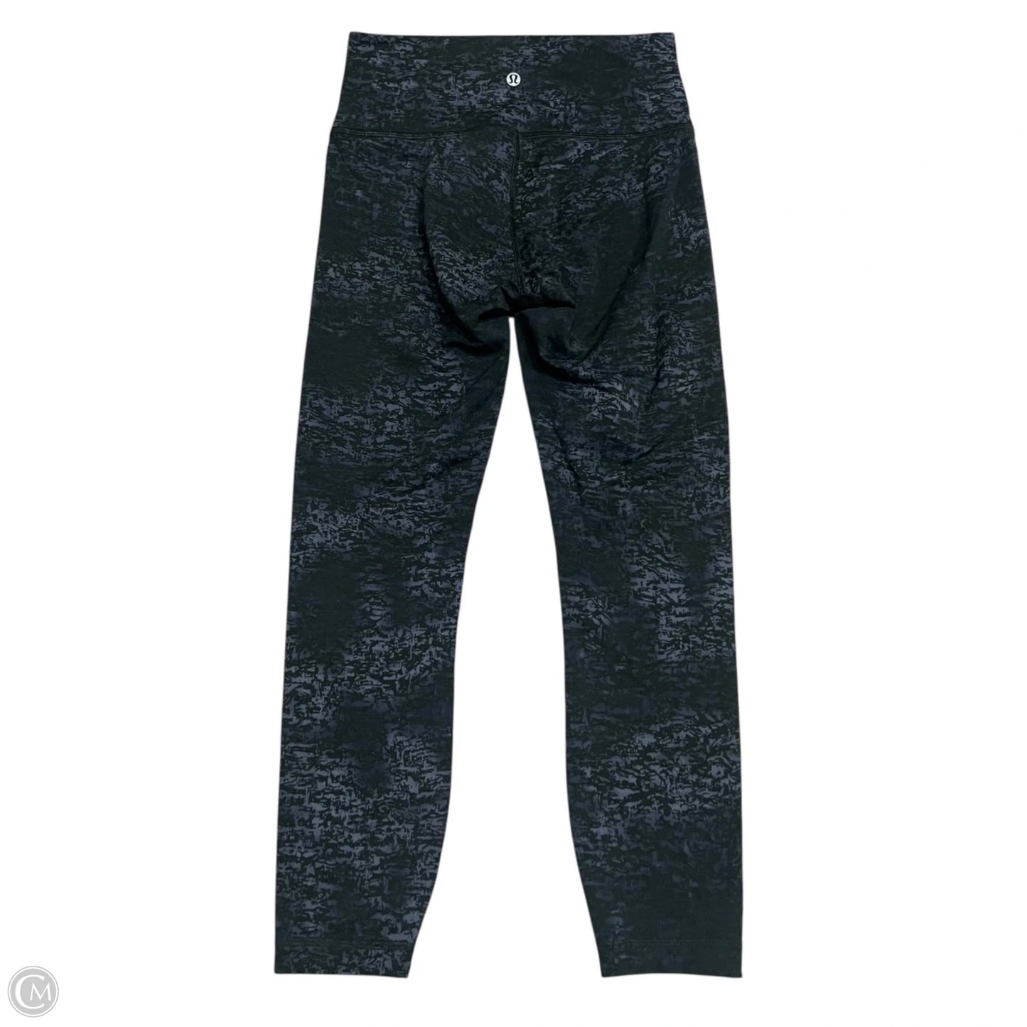 Athletic Leggings By Lululemon In Black & Grey, Size: 6