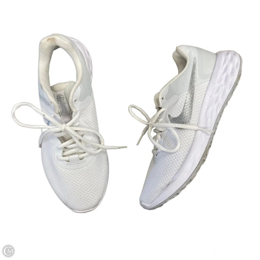 Shoes Athletic By Nike In White, Size: 8