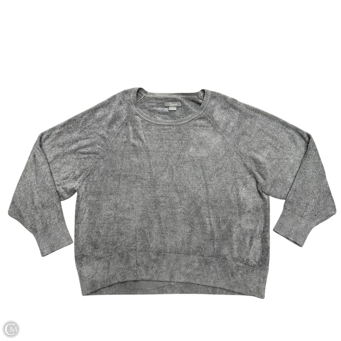Sweater By Natural Reflections In Grey, Size: Xl