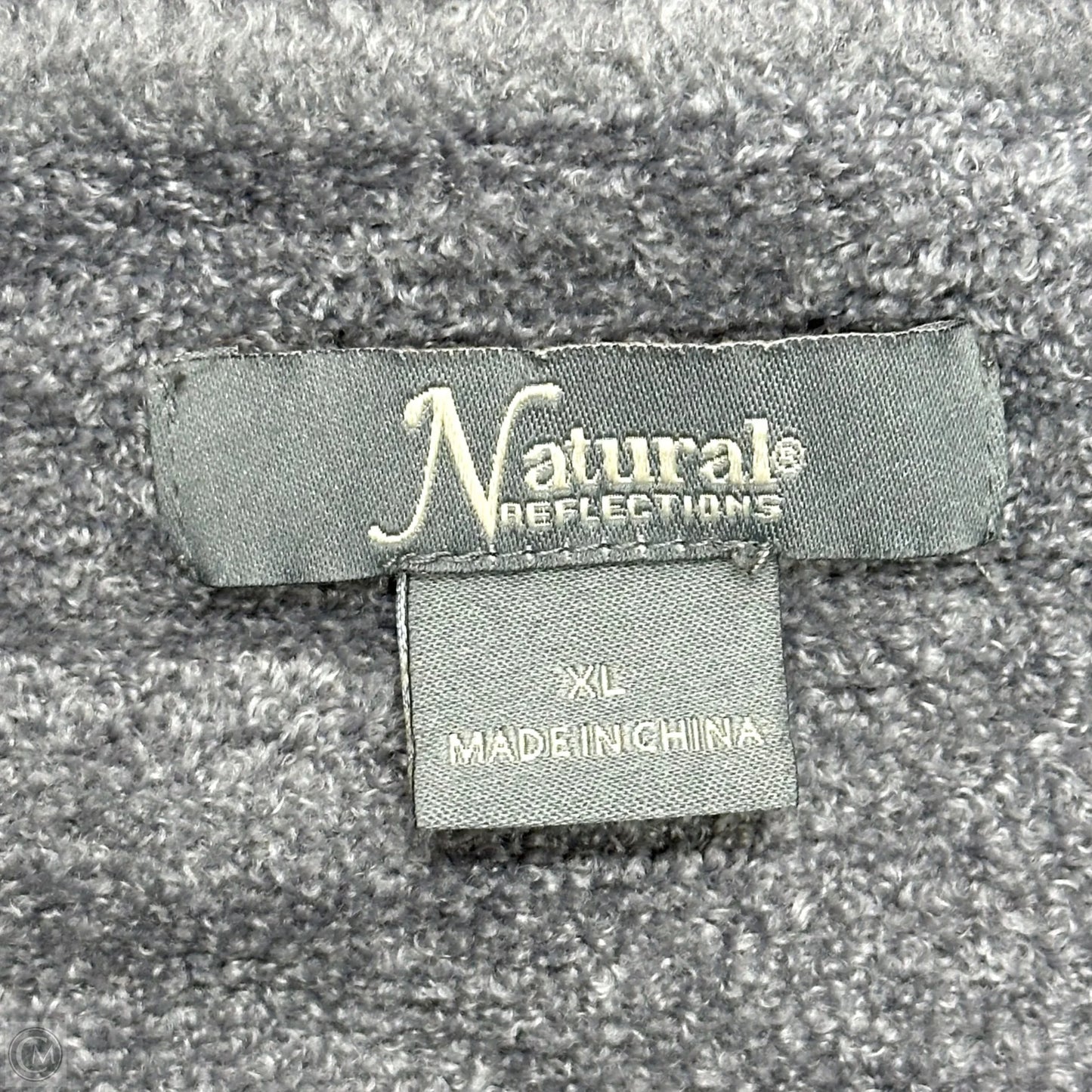Sweater By Natural Reflections In Grey, Size: Xl