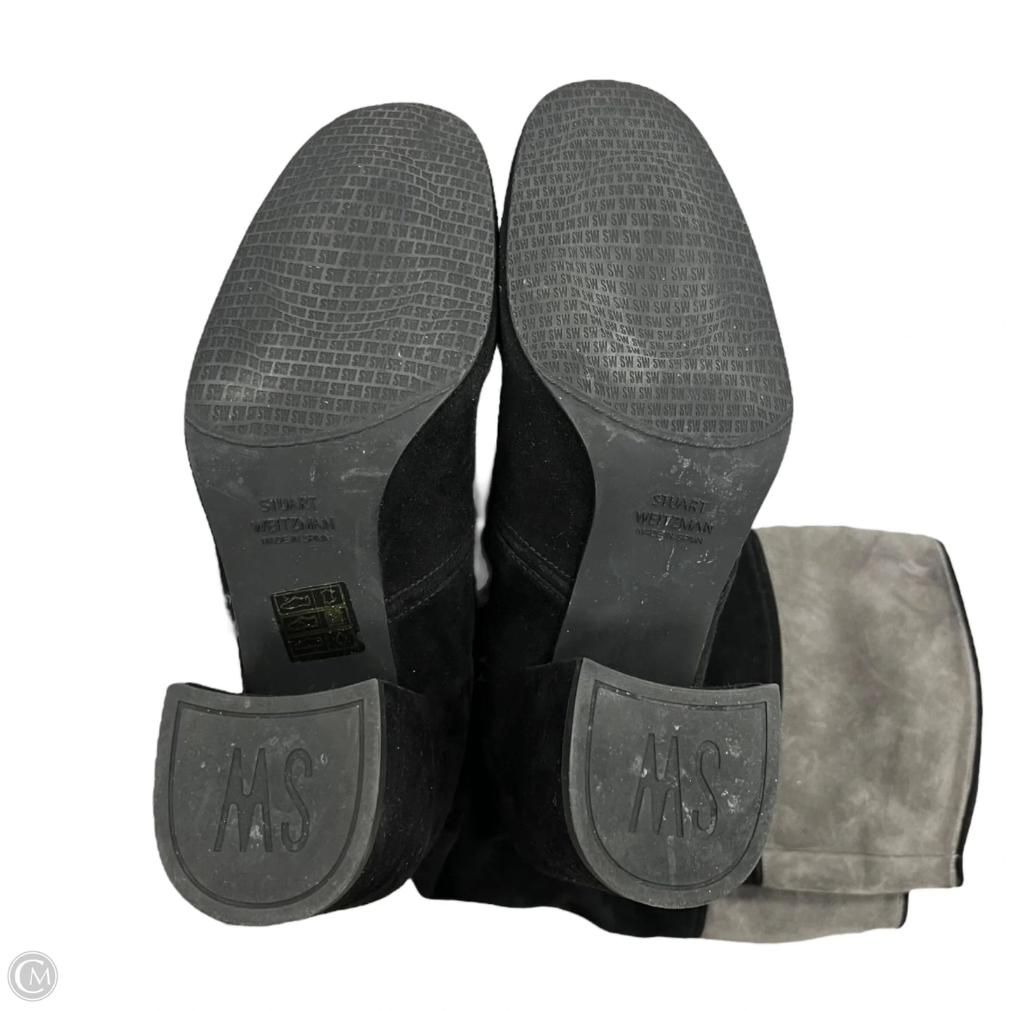 Boots Designer By Stuart Weitzman In Black, Size: 6