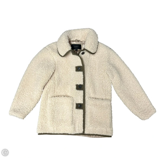Jacket Faux Fur & Sherpa By J. Crew In Cream, Size: Xsp