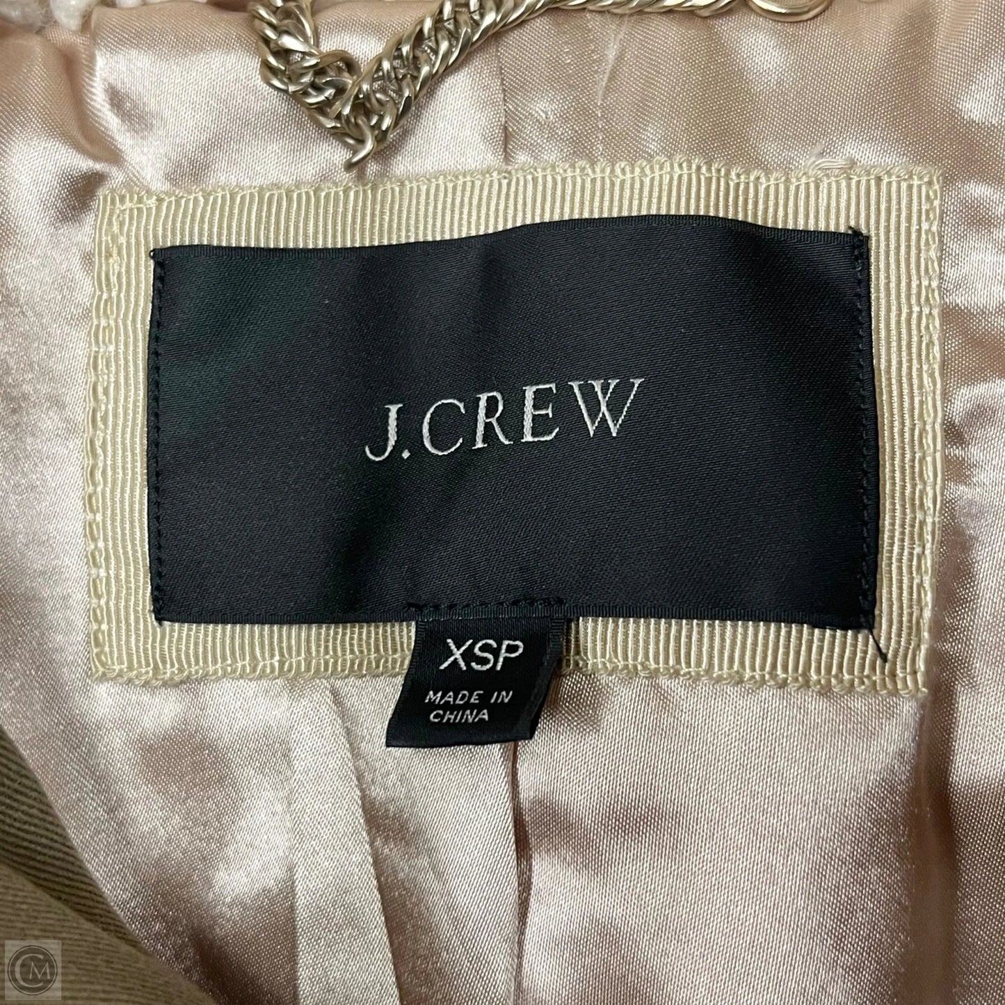 Jacket Faux Fur & Sherpa By J. Crew In Cream, Size: Xsp