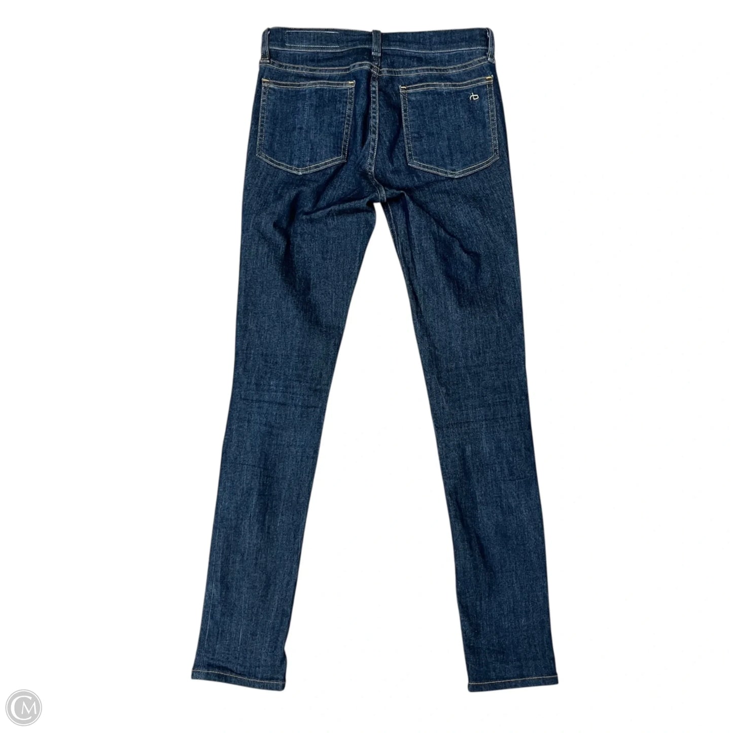 Jeans Skinny By Rag And Bone In Blue Denim, Size: 2