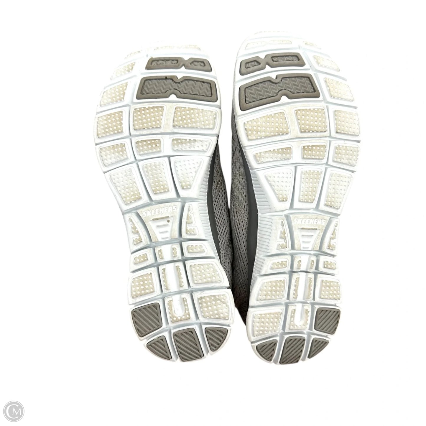 Shoes Athletic By Skechers In Grey & Pink, Size: 7