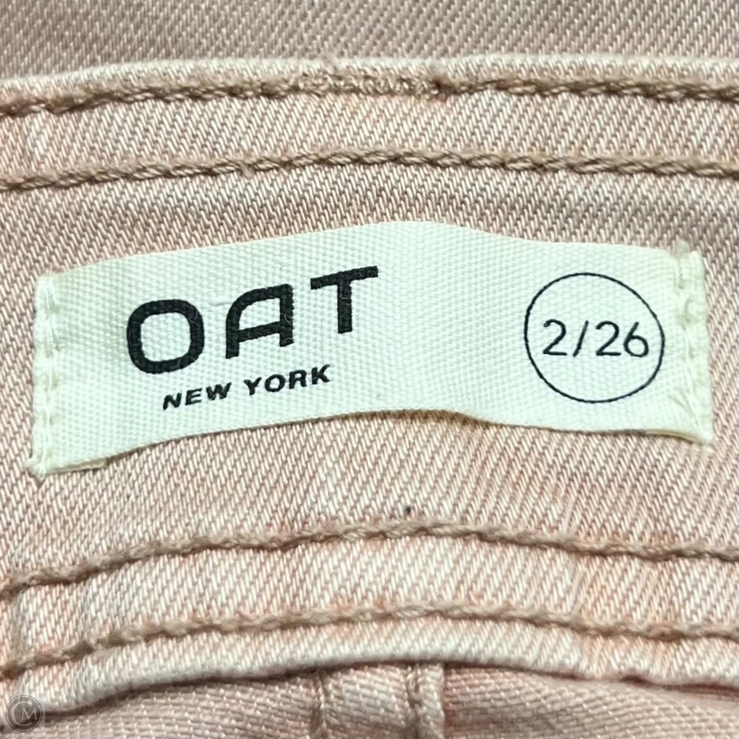 Jeans Wide Leg By Oat In Pink Denim, Size: 2