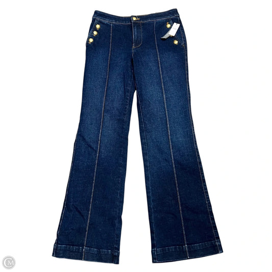Jeans Flared By Talbots In Blue Denim, Size: 2p