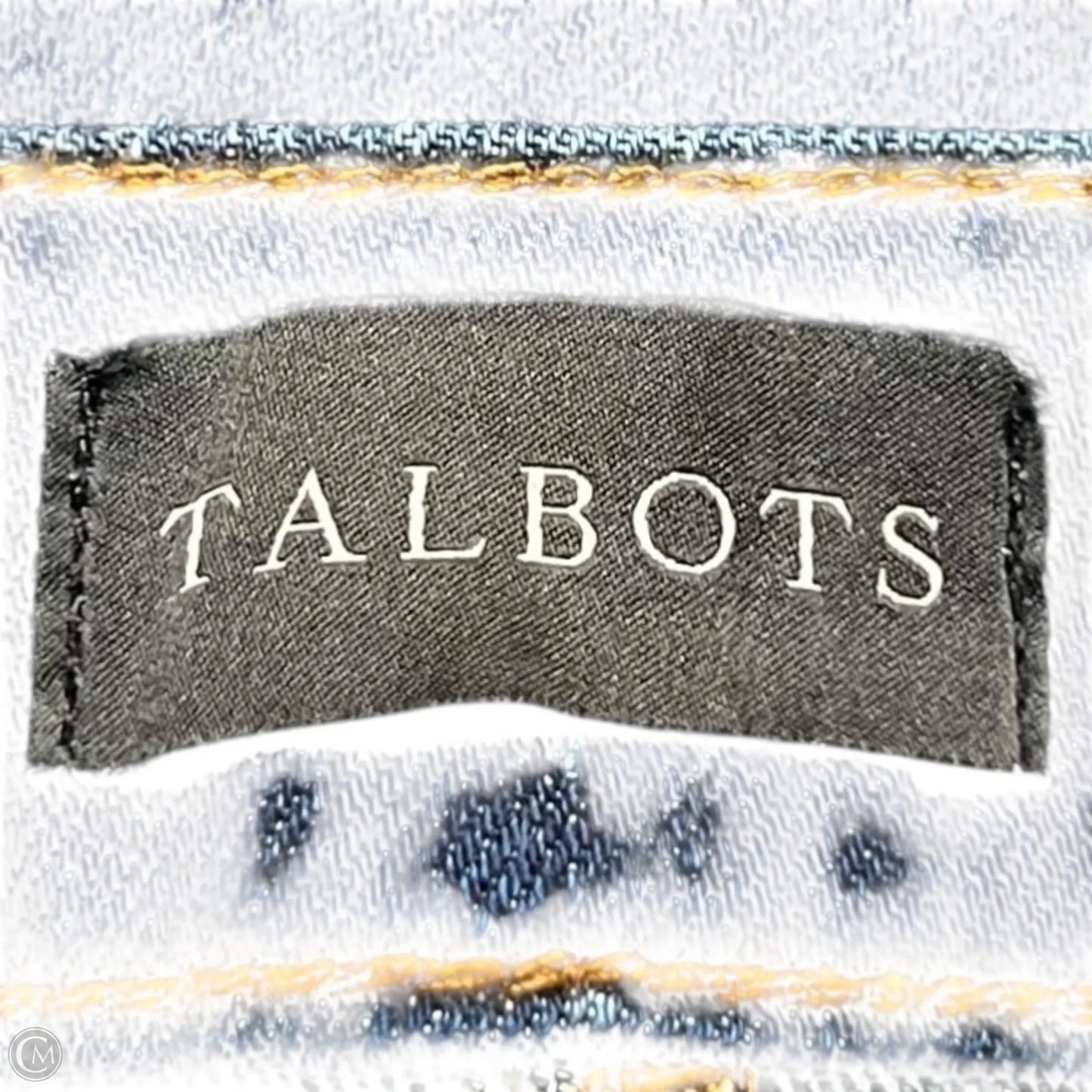 Jeans Flared By Talbots In Blue Denim, Size: 2p