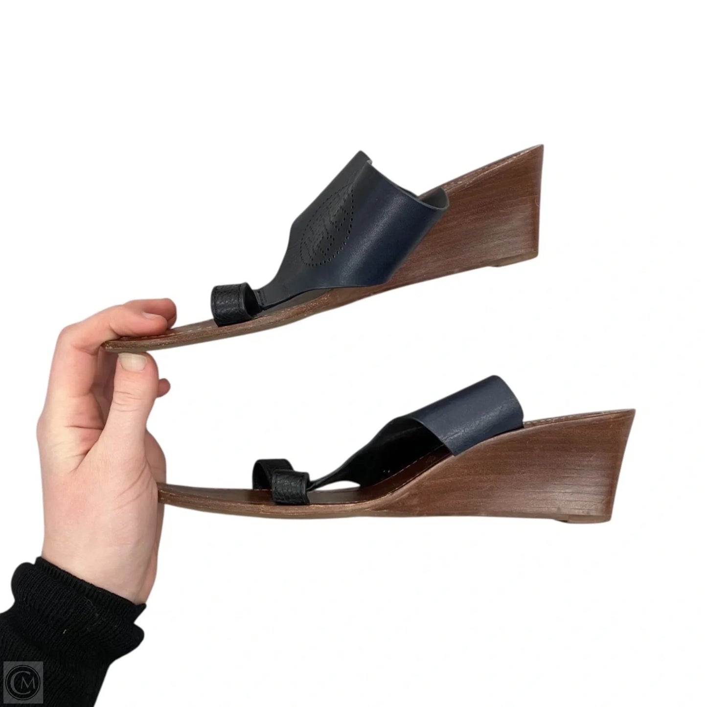 Sandals Designer By Tory Burch In Black, Size: 8