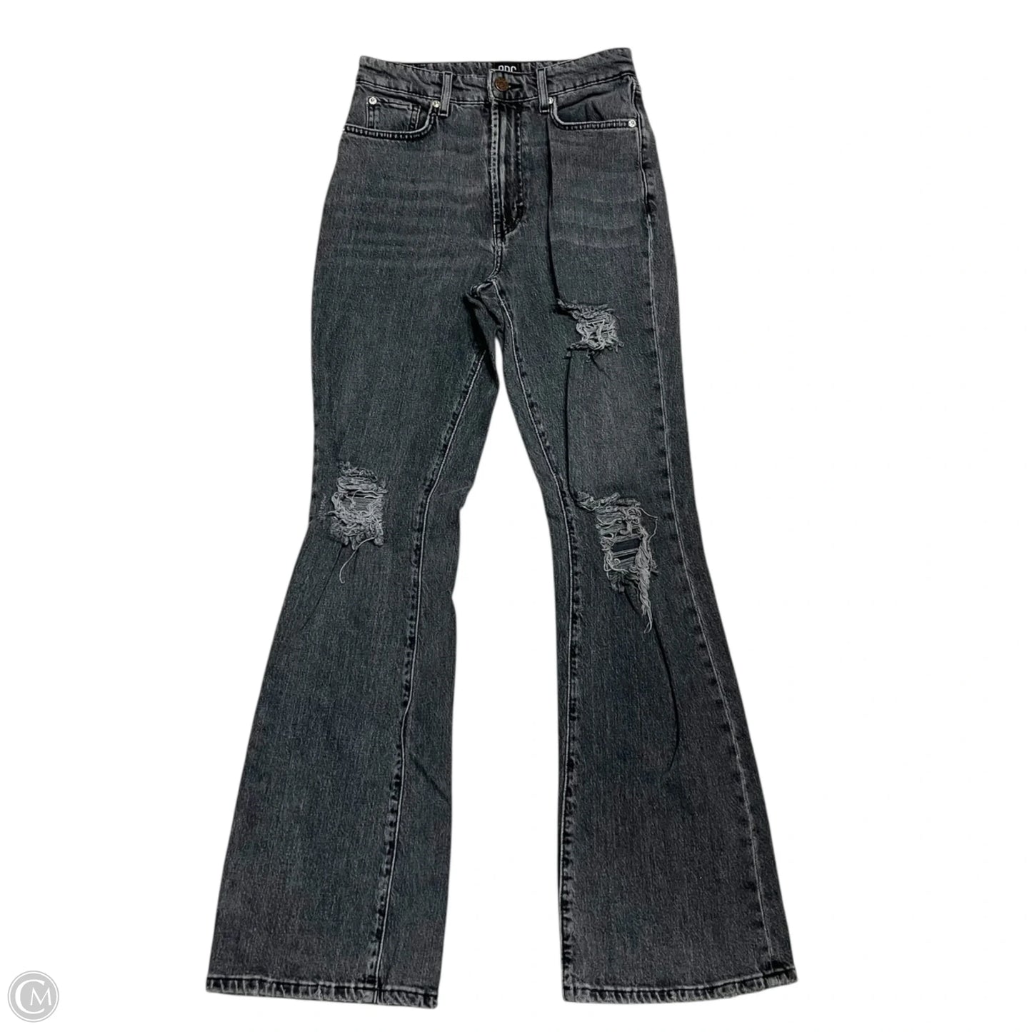 Jeans Flared By Bdg In Grey Denim, Size: 4