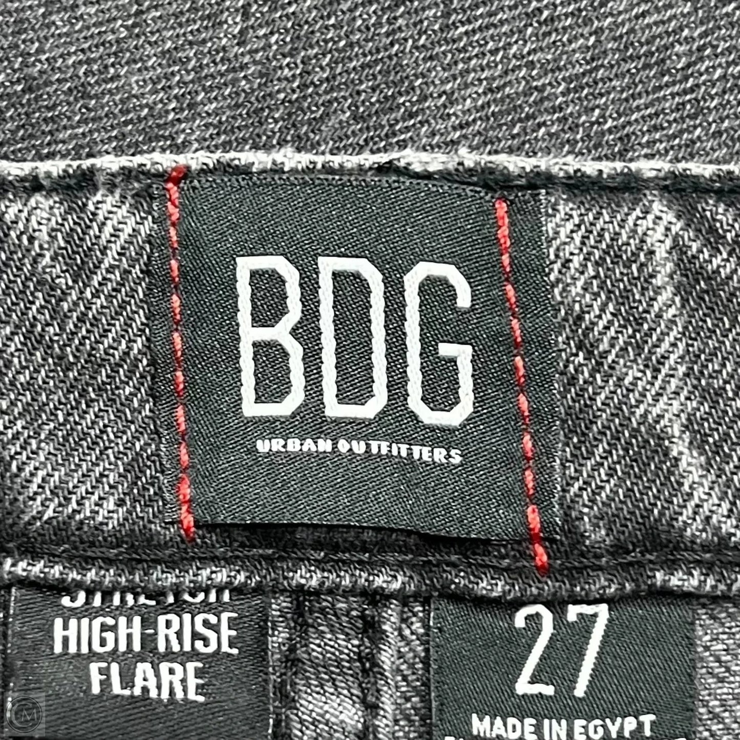 Jeans Flared By Bdg In Grey Denim, Size: 4