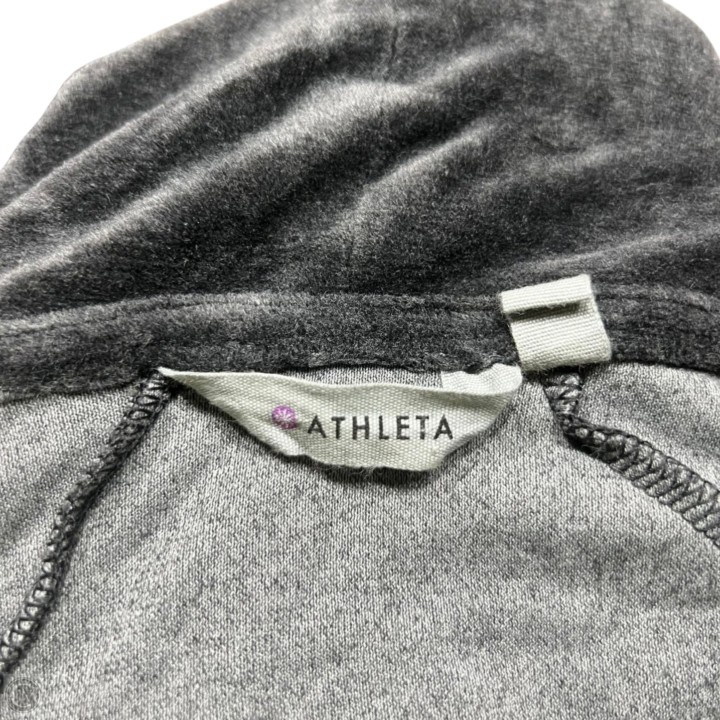 Sweatshirt Collar By Athleta In Grey, Size: Xxs