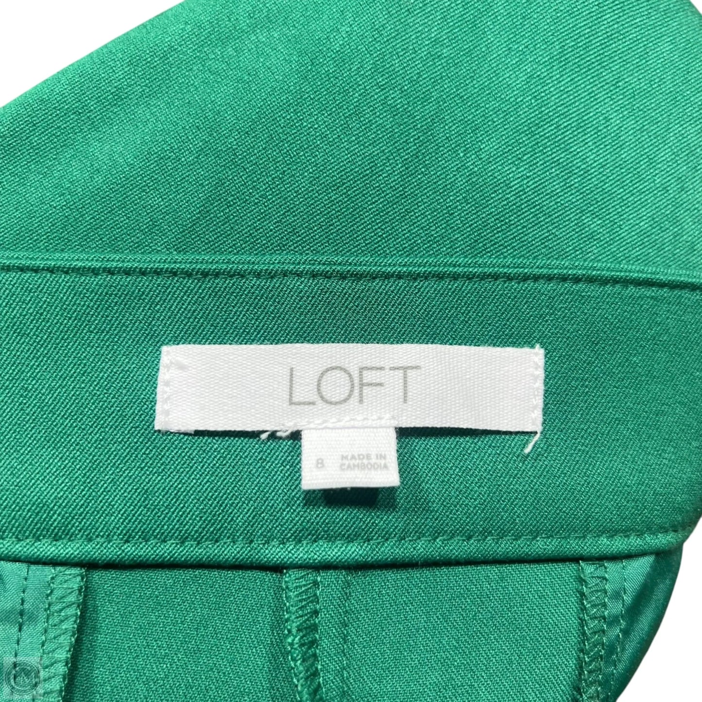 Pants Dress By Loft In Green, Size: 8