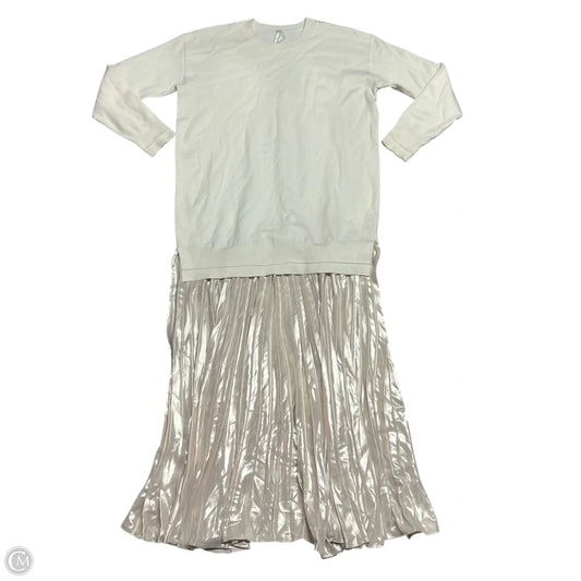 Dress Casual Maxi By Anthropologie In Cream, Size: S