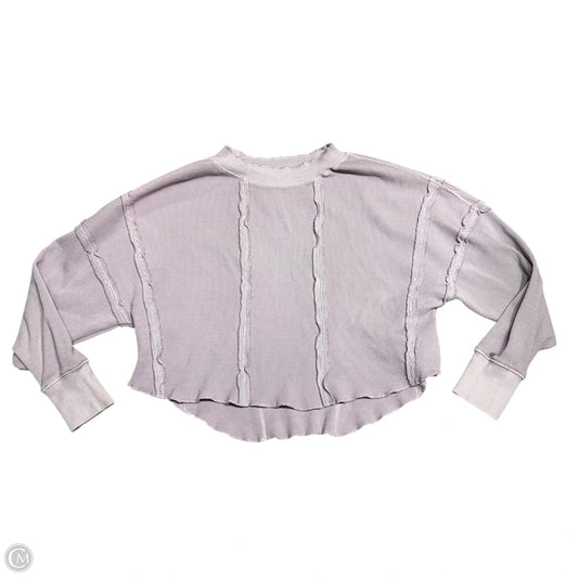 Top Long Sleeve By We The Free In Purple, Size: Xs