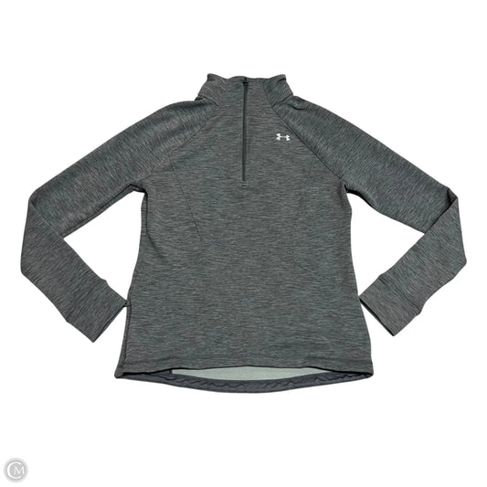 Athletic Jacket By Under Armour In Grey, Size: L