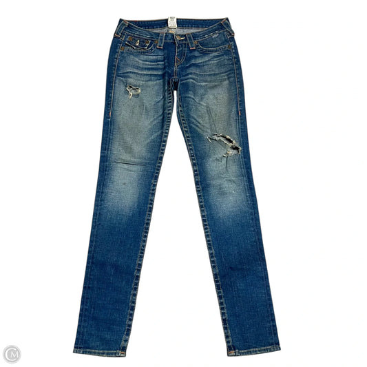 Jeans Straight By True Religion In Blue Denim, Size: 8