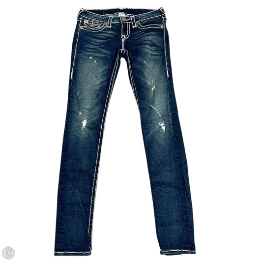 Jeans Straight By True Religion In Blue Denim, Size: 8