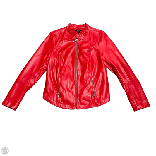 Jacket Other By Alfani In Red, Size: S