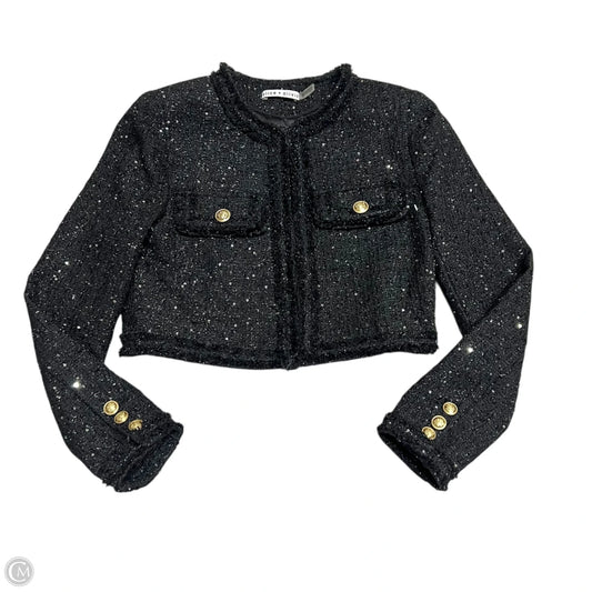 Blazer Designer By Alice + Olivia In Blue, Size: 4