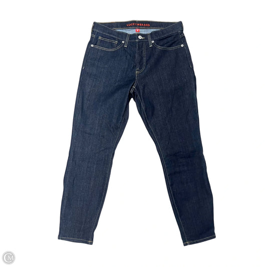 Jeans Skinny By Lucky Brand In Blue Denim, Size: 10