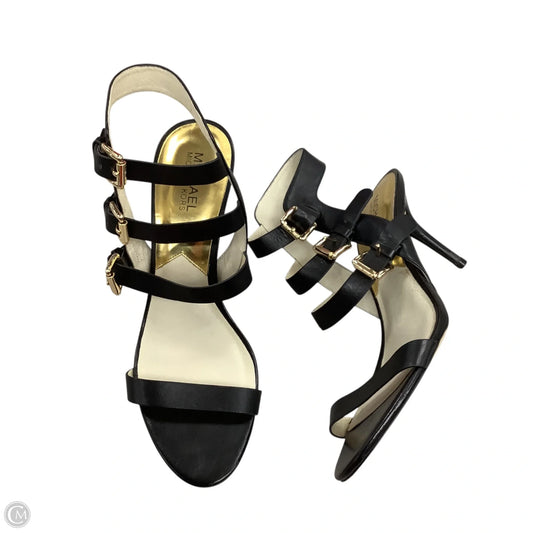 Sandals Heels Stiletto By Michael By Michael Kors In Black, Size: 10