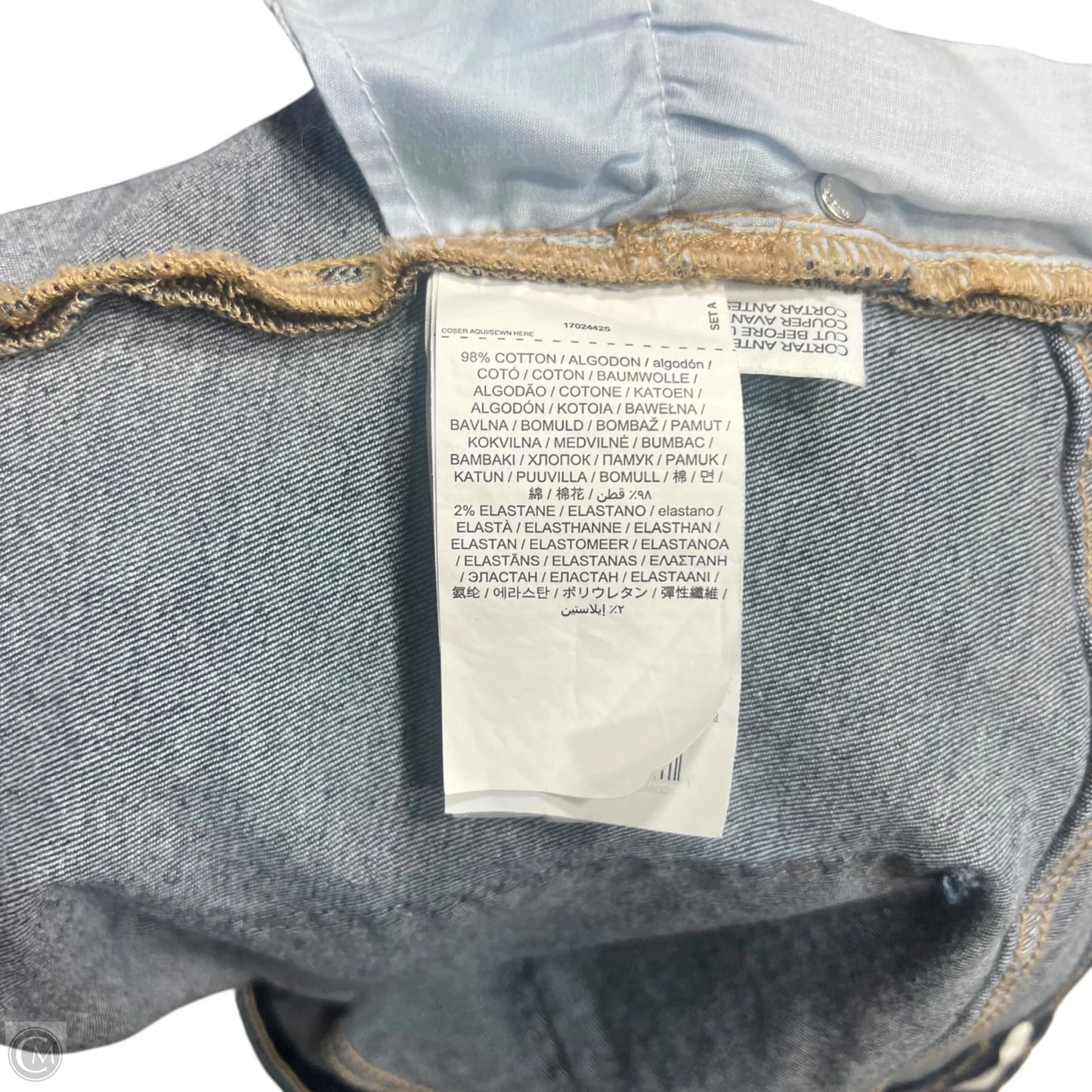 Jeans Skinny By Sienna In Blue Denim, Size: 22
