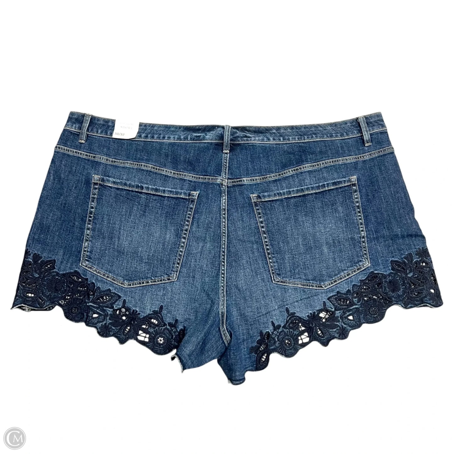 Shorts By Lane Bryant In Blue Denim, Size: 30
