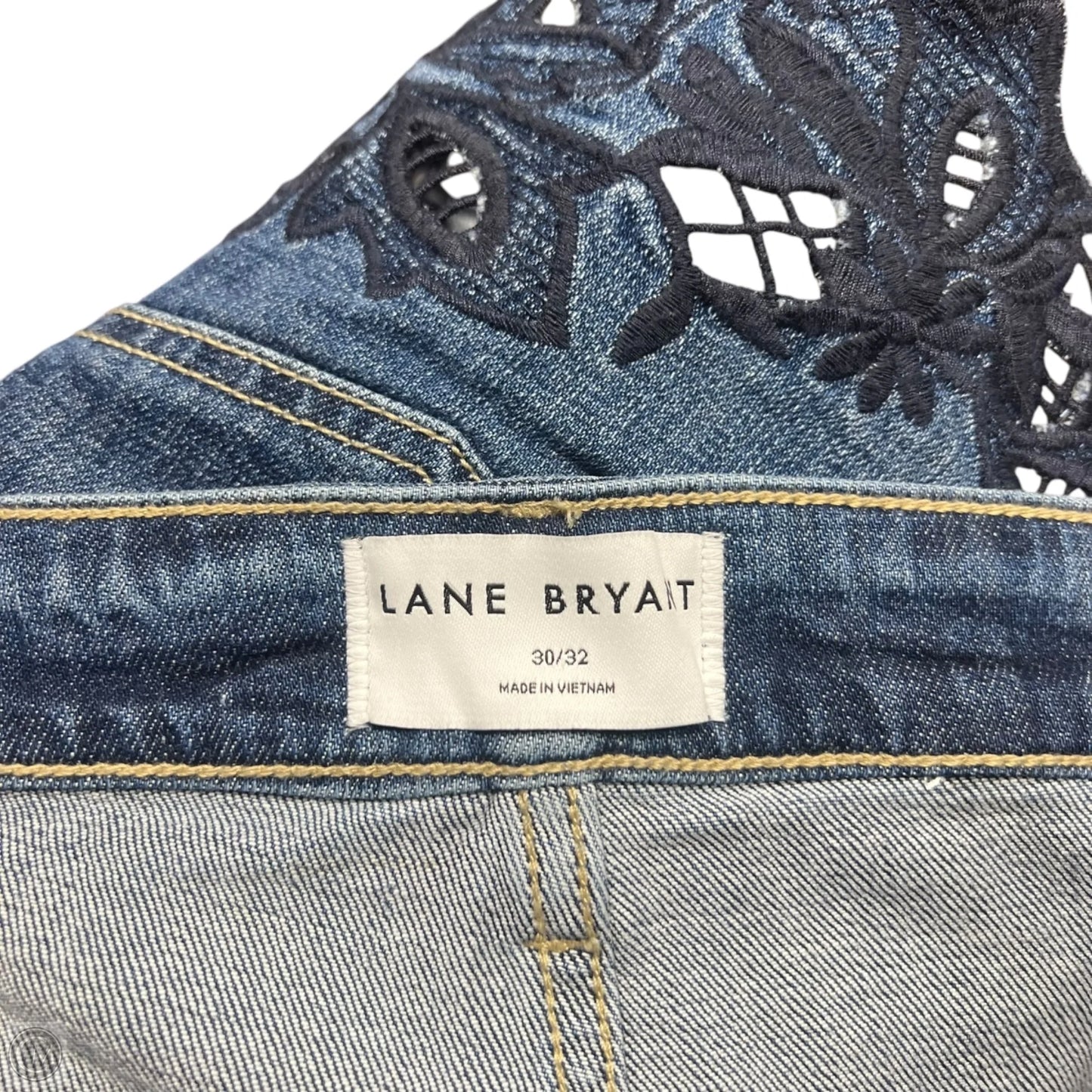 Shorts By Lane Bryant In Blue Denim, Size: 30