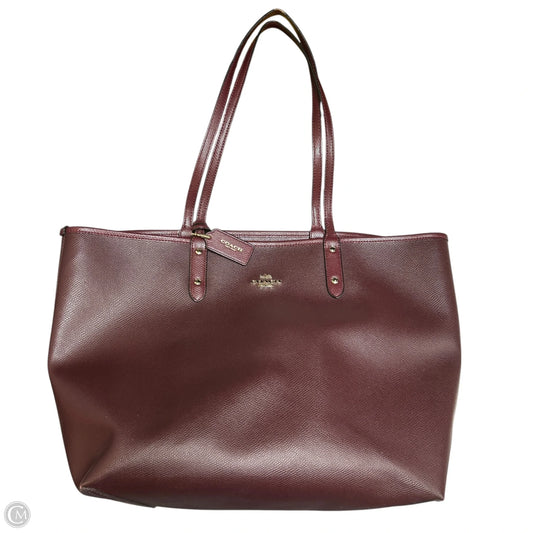 Tote Designer By Coach, Size: Large
