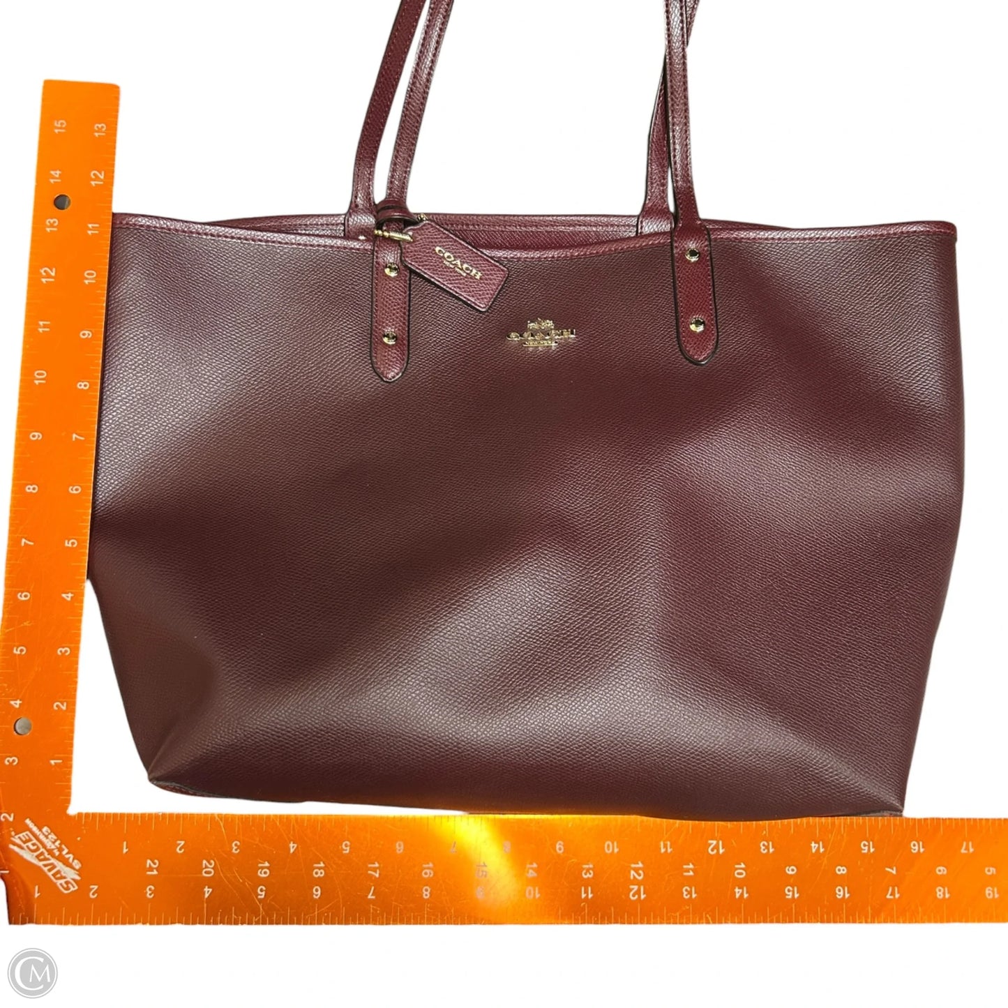 Tote Designer By Coach, Size: Large