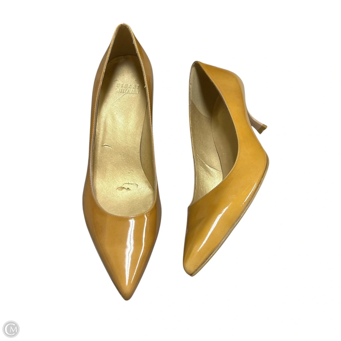 Shoes Designer By Stuart Weitzman In Tan, Size: 9