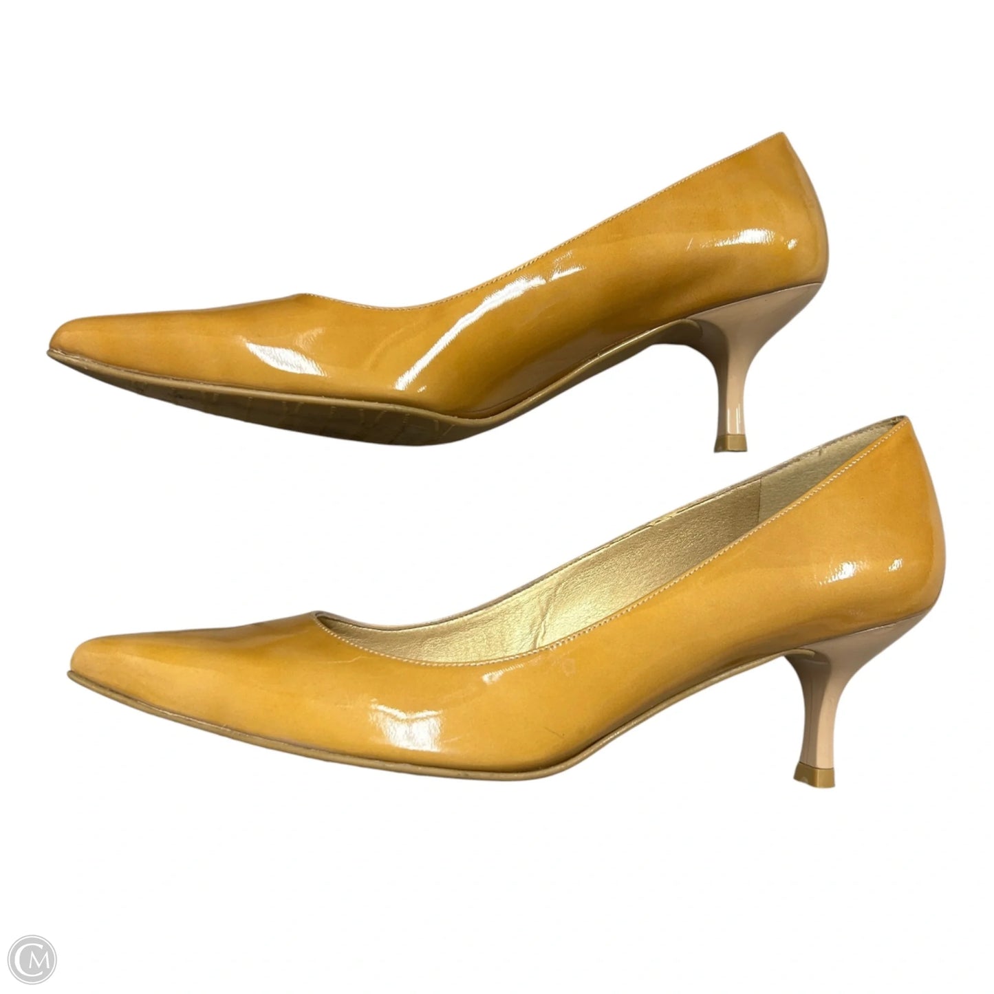 Shoes Designer By Stuart Weitzman In Tan, Size: 9
