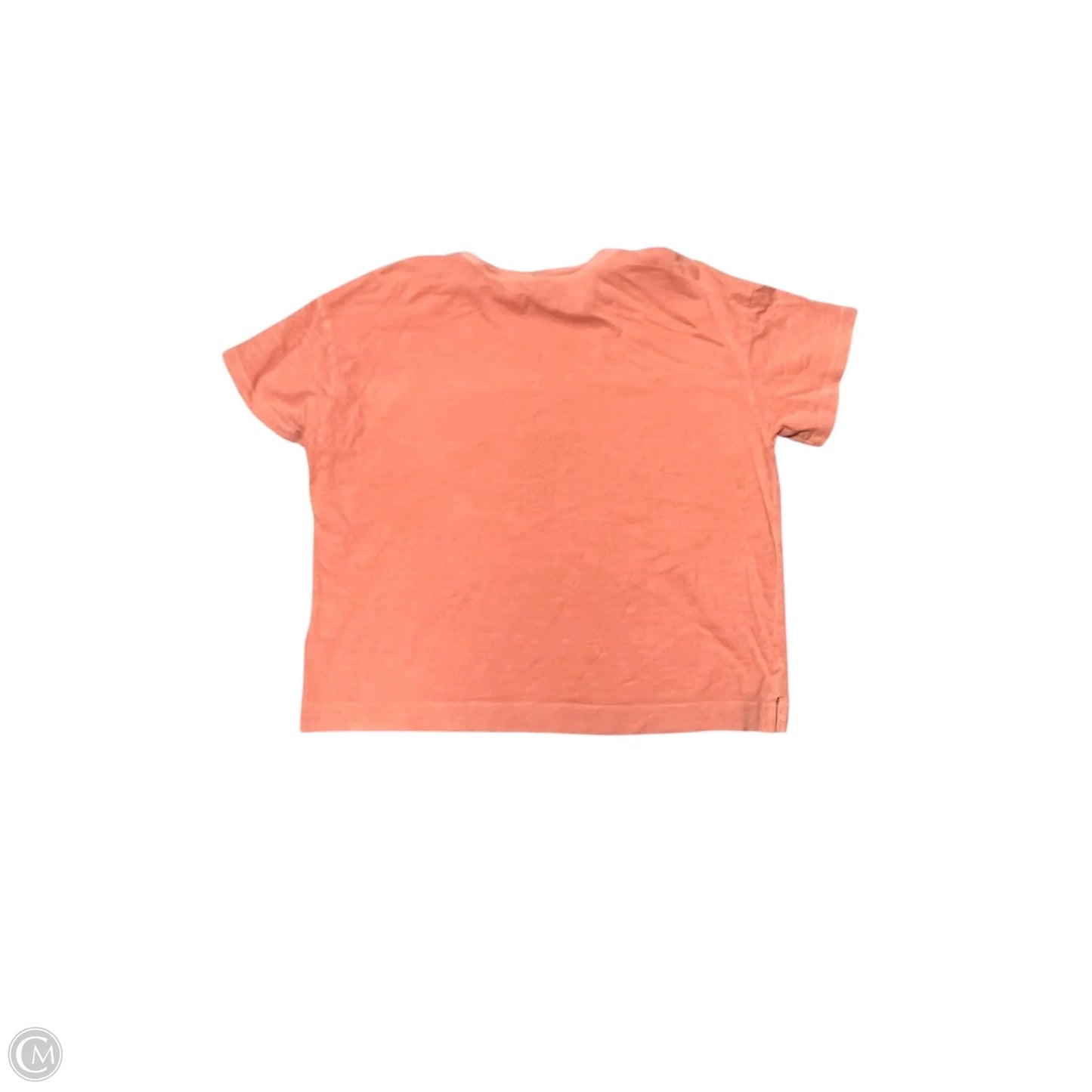 Top Short Sleeve Basic By Old Navy In Orange, Size: L