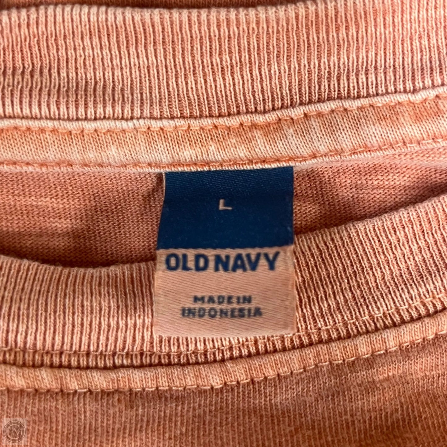 Top Short Sleeve Basic By Old Navy In Orange, Size: L