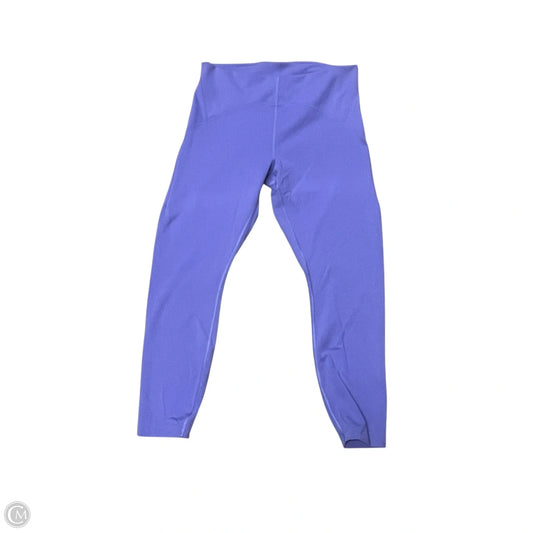 Athletic Leggings By Lululemon In Purple, Size: 10