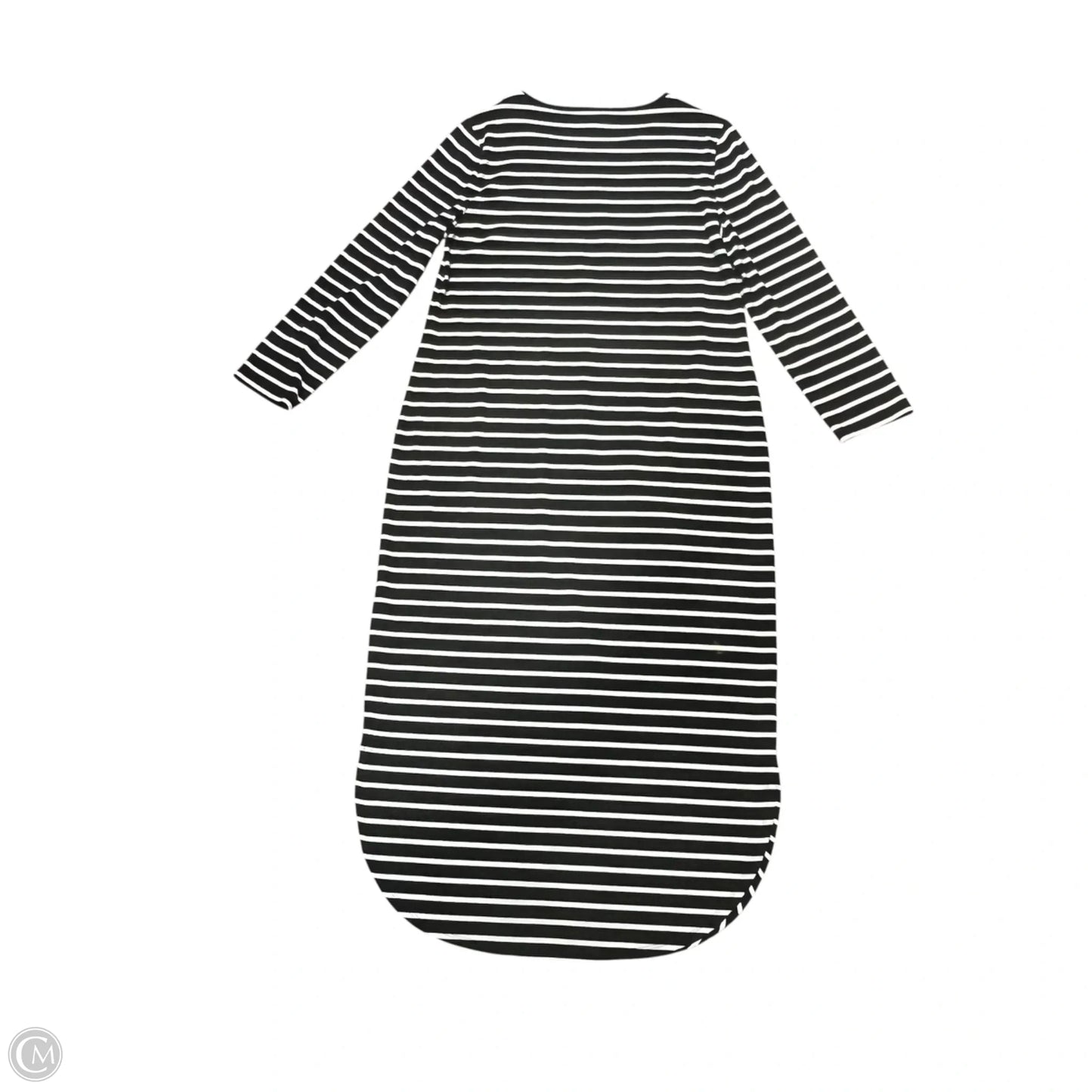 Dress Casual Maxi By Chicos In Striped Pattern, Size: 8