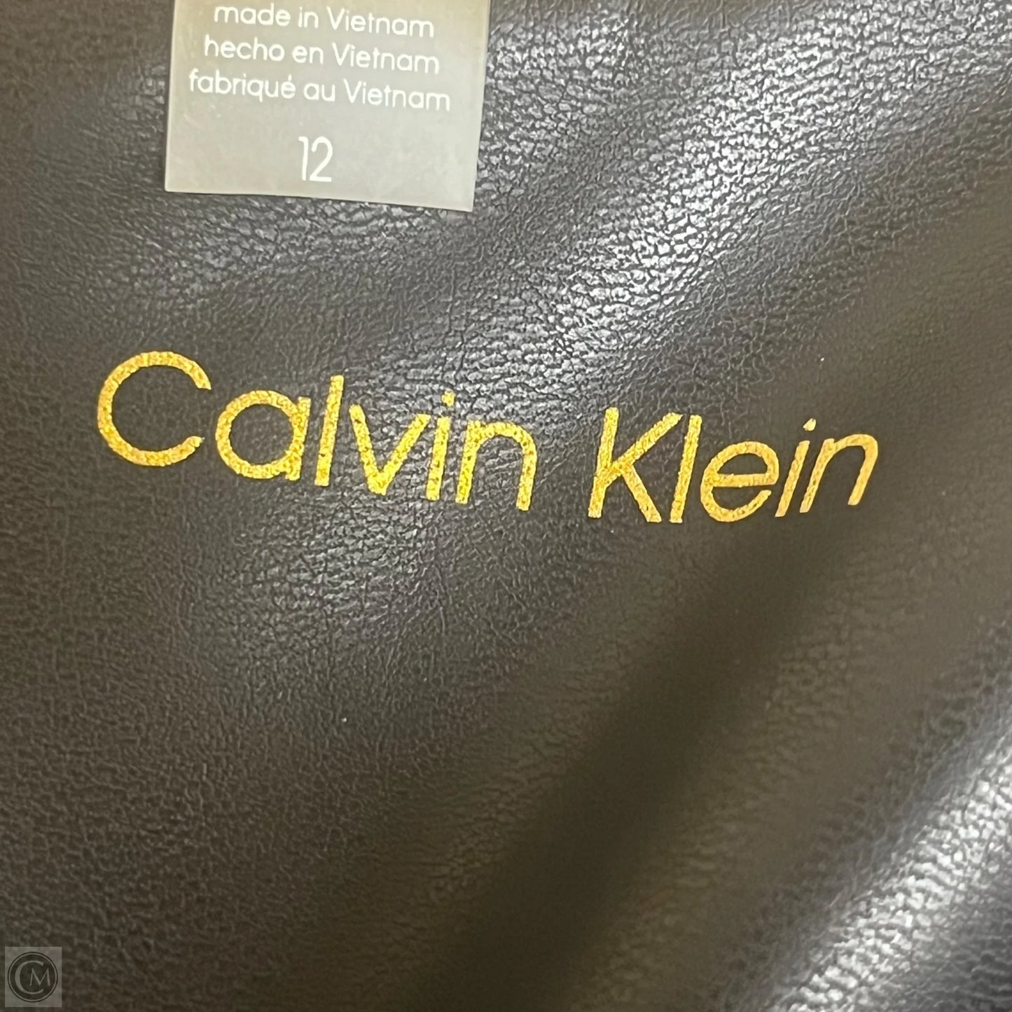 Dress Party Midi By Calvin Klein In Black, Size: 12