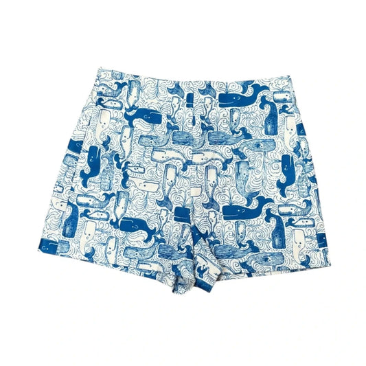 Shorts Designer By Lilly Pulitzer In Blue & White, Size: 4