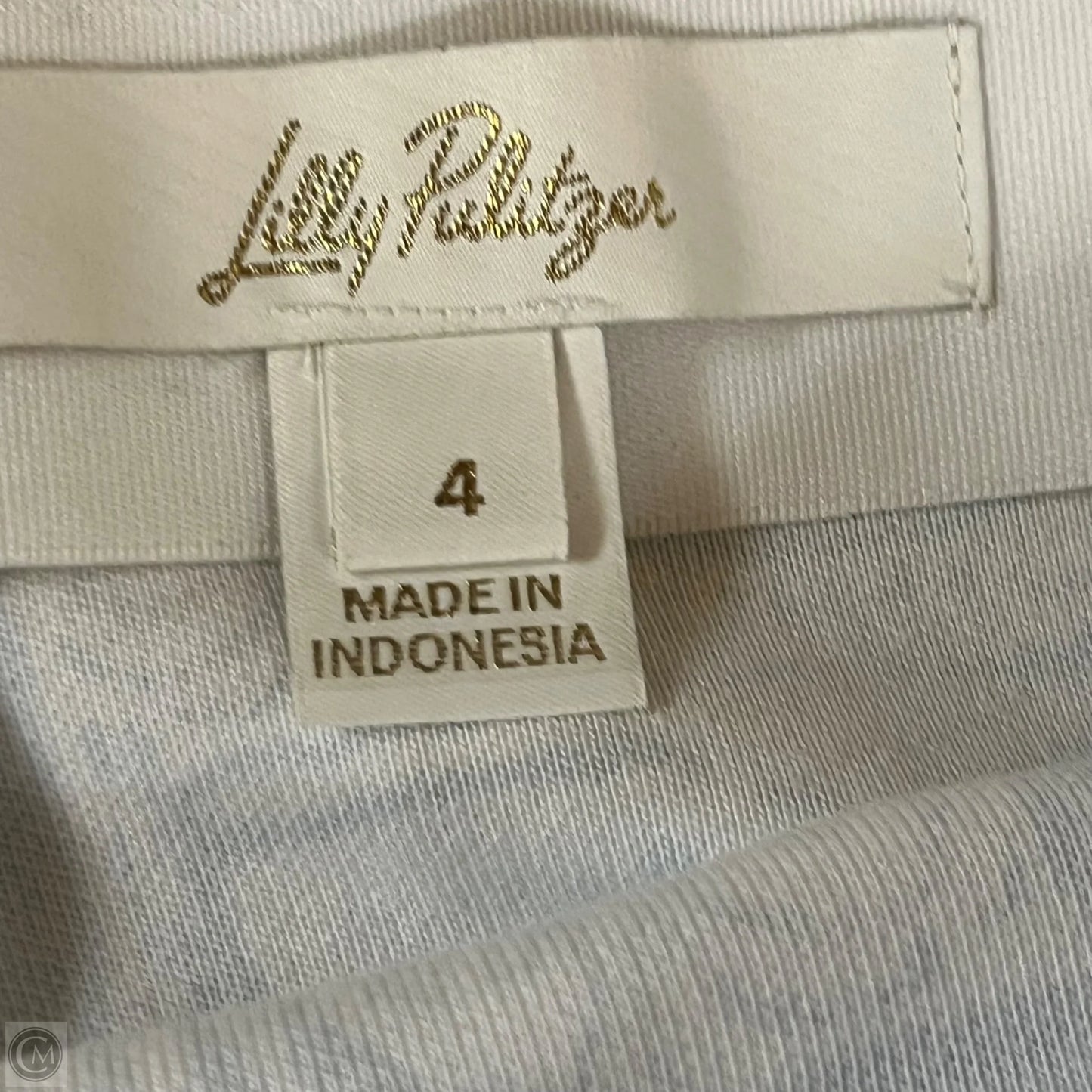 Shorts Designer By Lilly Pulitzer In Blue & White, Size: 4