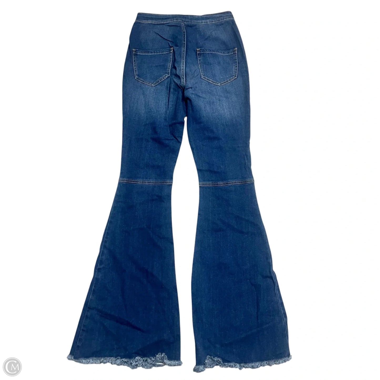 Jeans Flared By Fashion Nova In Blue Denim, Size: 6