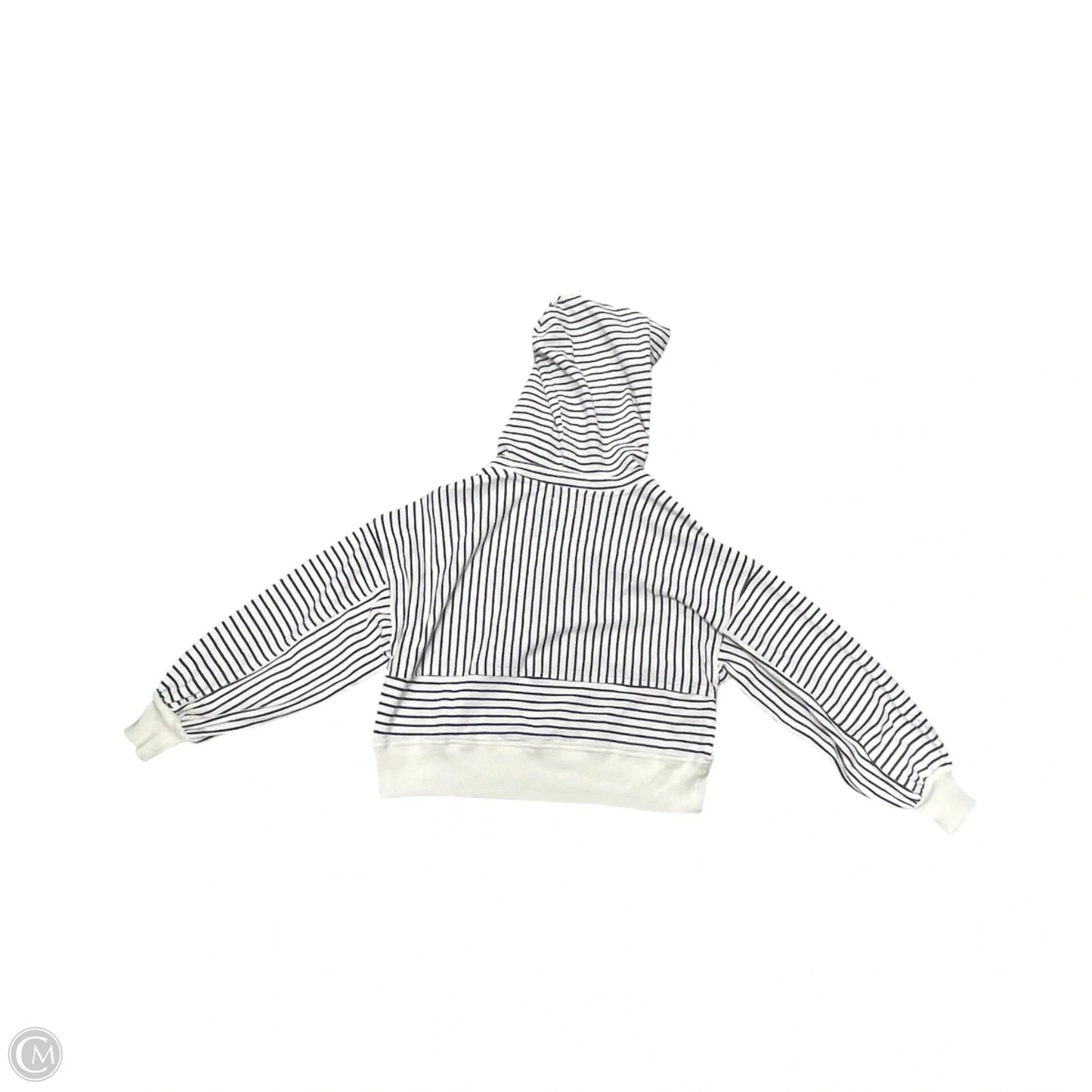 Sweatshirt Hoodie By Pilcro In Striped Pattern, Size: Xxs