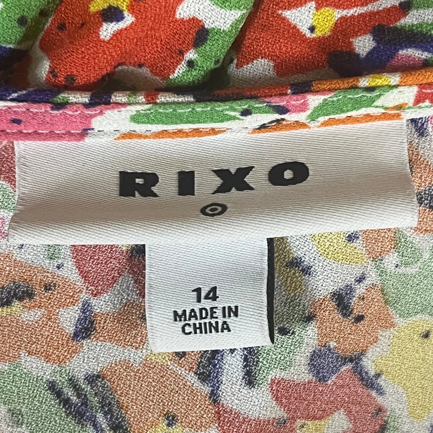 Dress Casual Maxi By Rixo In Rainbow Print, Size: L