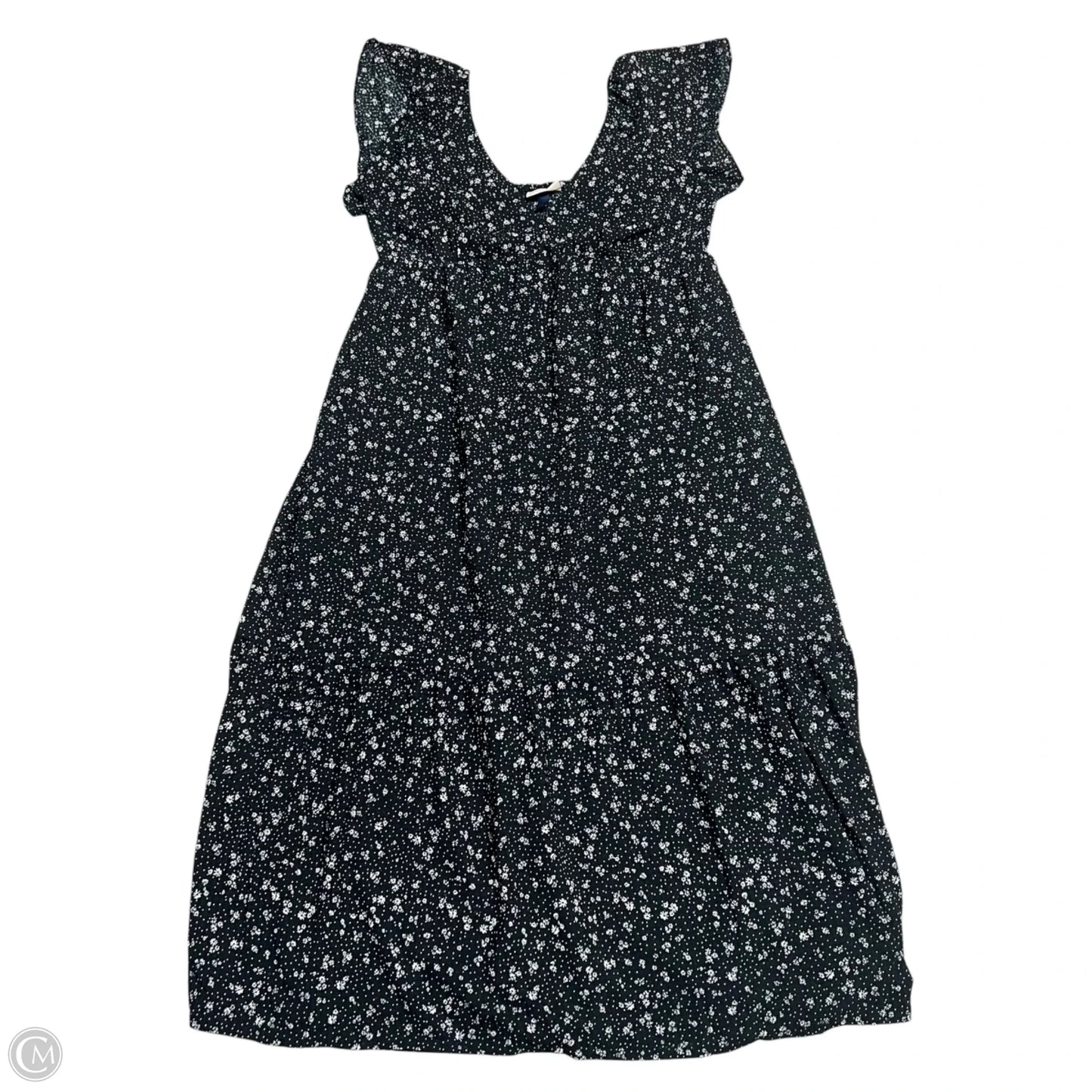 Dress Casual Maxi By Universal Thread In Black & White, Size: L